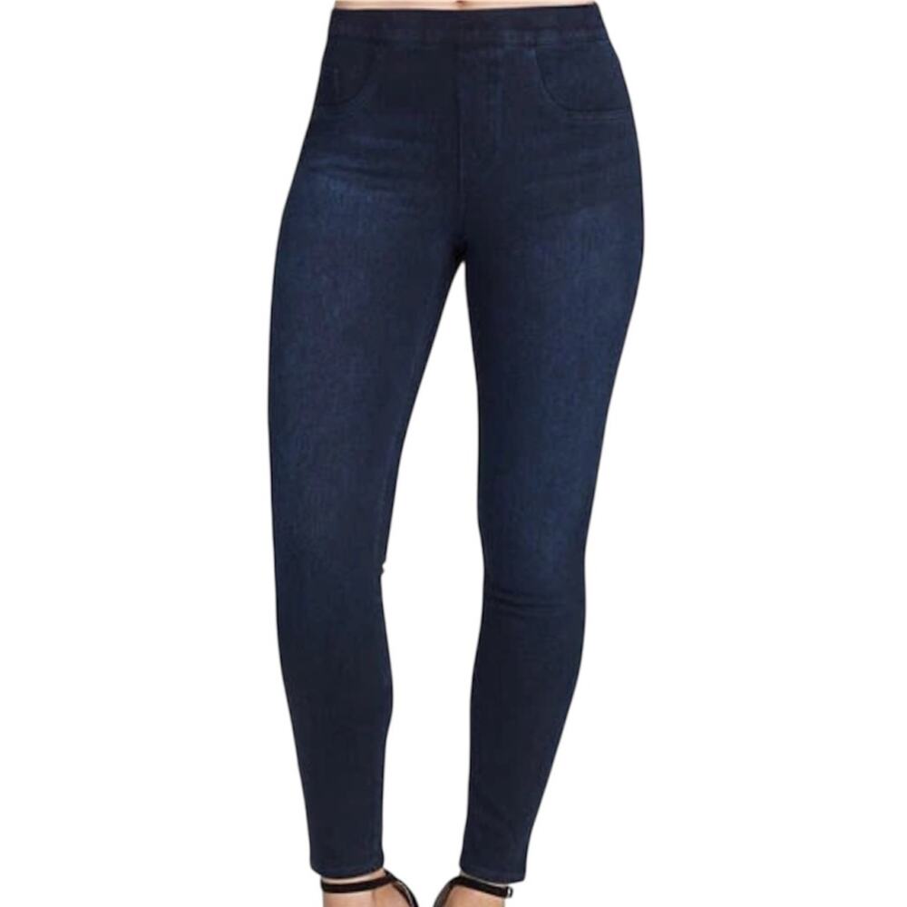 Spanx small pull on stretch skinny jean jegging jeanish J1 3156